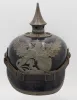 Baden 110th Infantry, Model 1915 Enlisted Pickelhaube with Cover Visuel 2